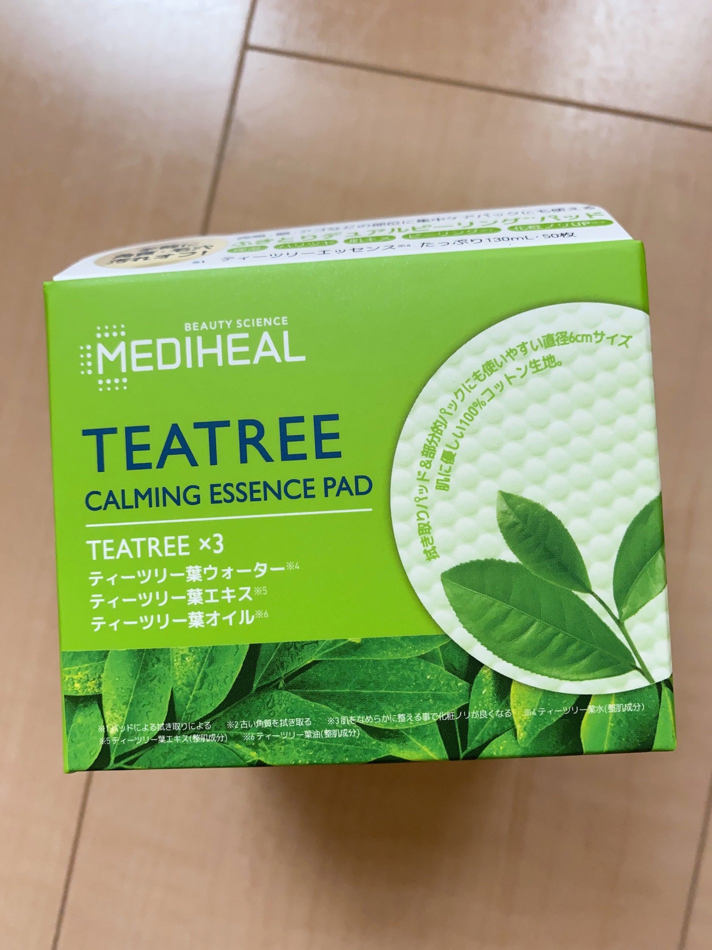 ティーツリーカーミングエッセンスパッド/MEDIHEAL/トナーパッドを使ったクチコミ(2枚目)