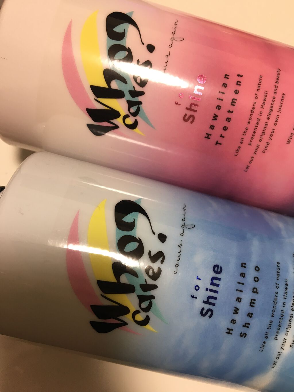 ハワイアンシャンプー＆トリートメント ＜シャイン＞/who cares?/市販シャンプーを使ったクチコミ（1枚目）