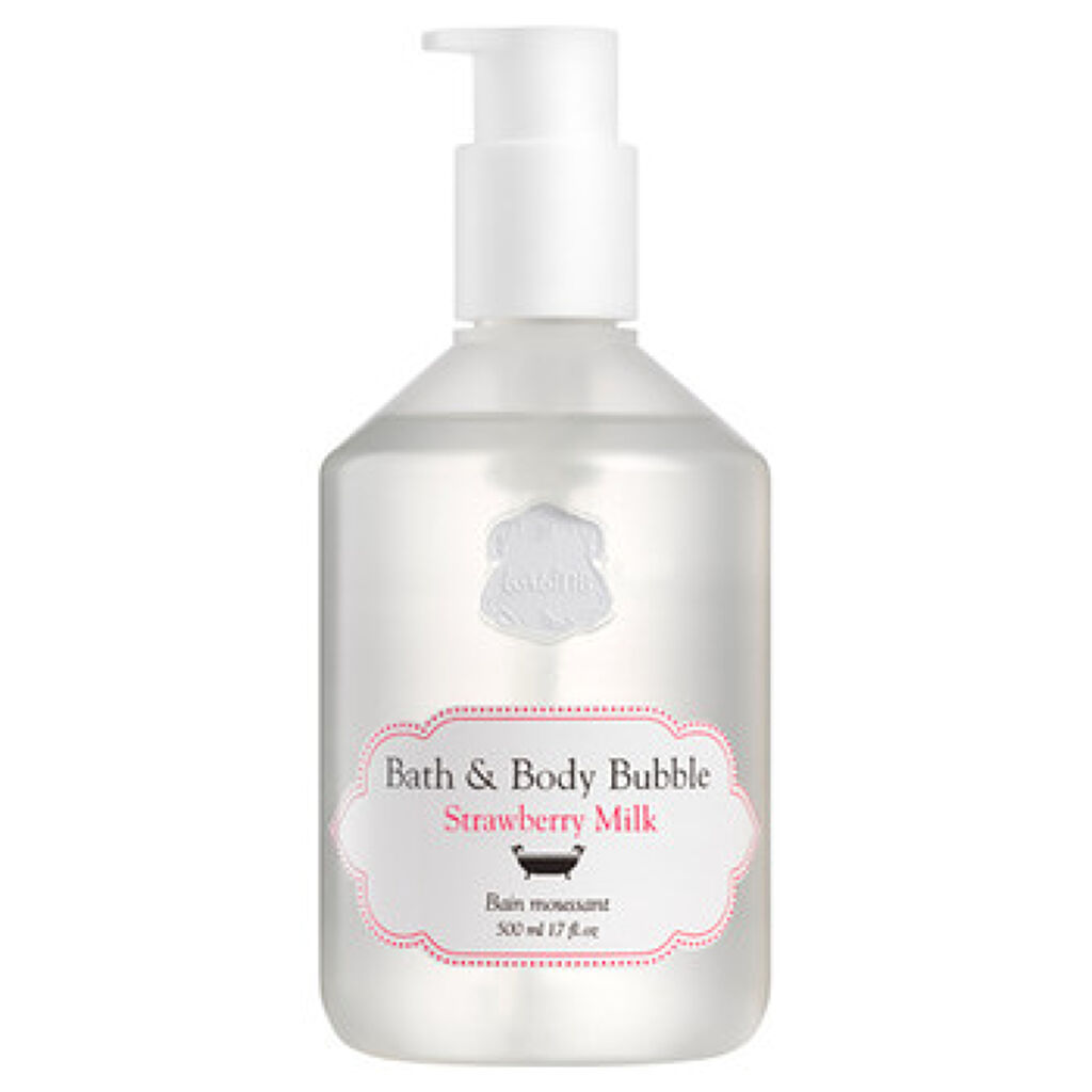 Laline バス＆ボディバブル ストロベリーミルク