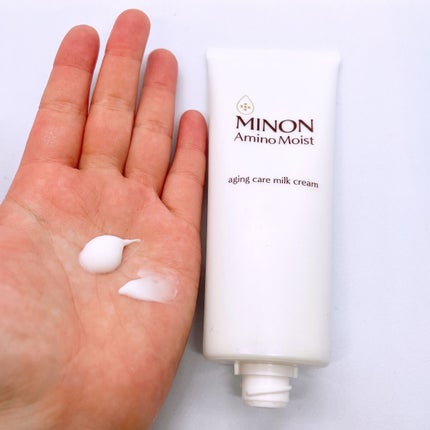 アミノモイスト エイジングケア ミルククリーム/ミノン/フェイスクリームを使ったクチコミ(2枚目)