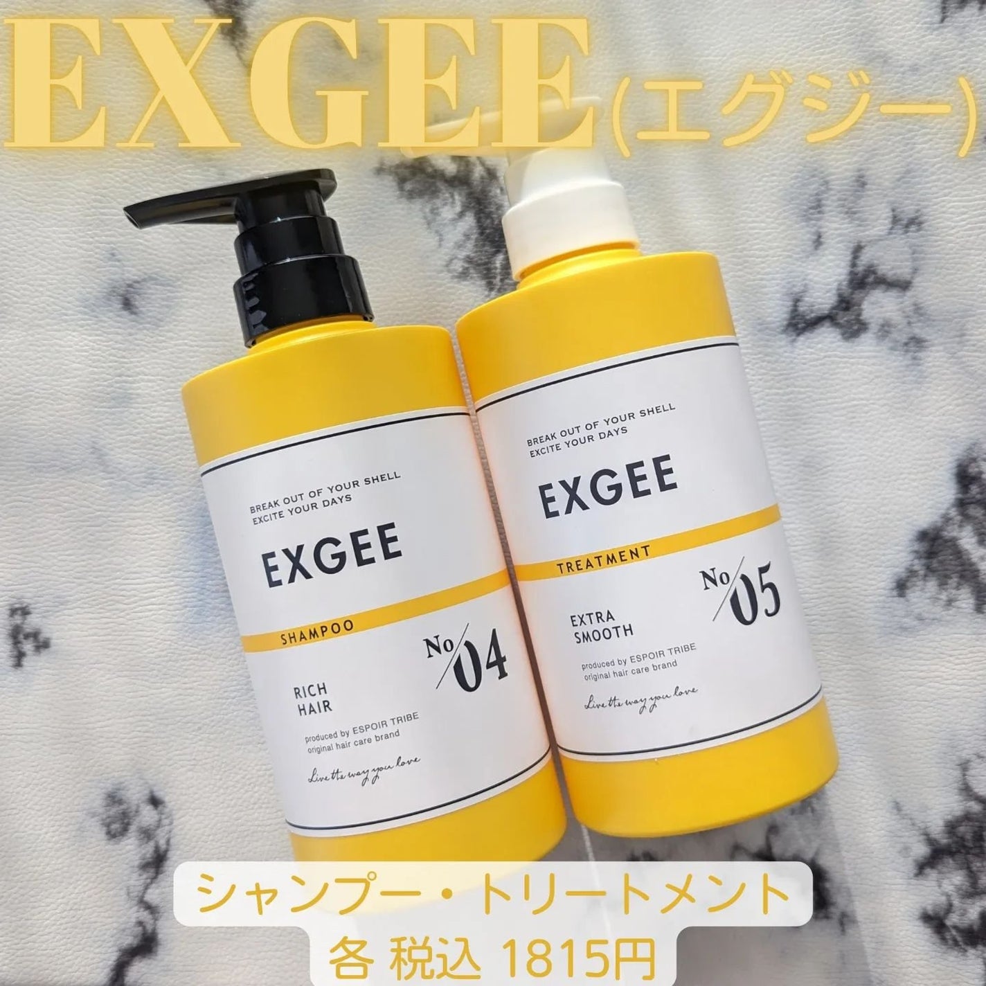 エグジー シャンプー/トリートメント/EXGEE/市販シャンプーを使ったクチコミ(1枚目)