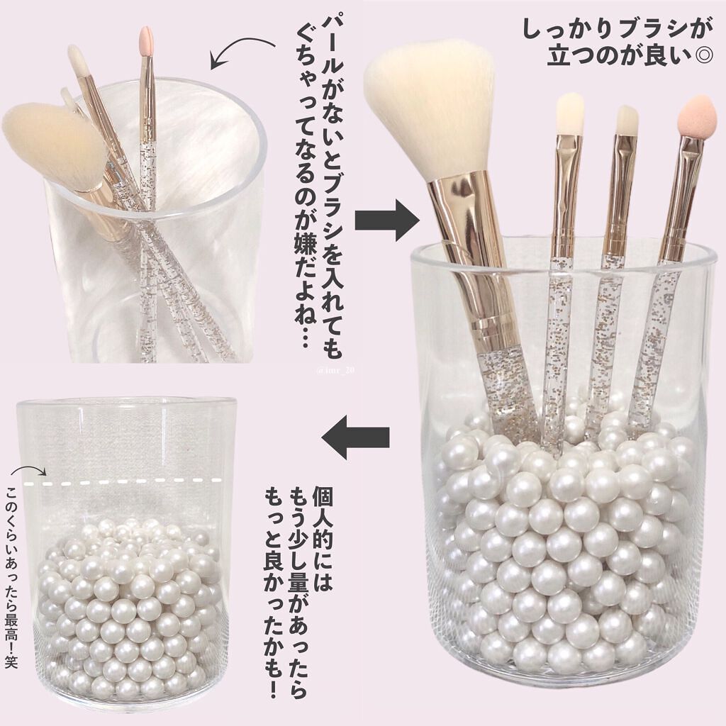 ブラシスタンド&メイクブラシセット｜THREEPPYの口コミ - ＼安くて