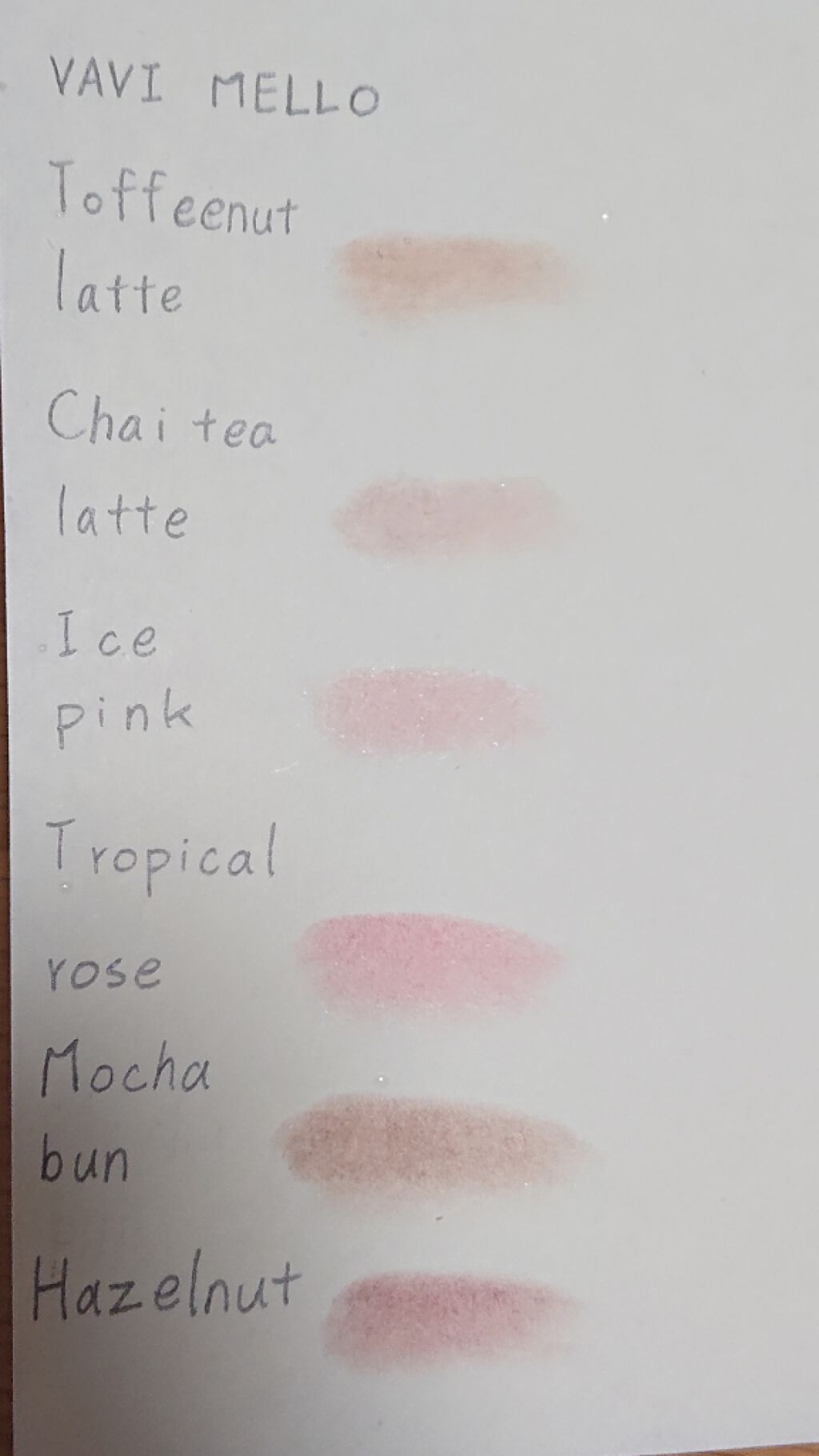 バレンタインボックス3ローズモーメント/VAVI MELLO/アイシャドウパレットを使ったクチコミ（3枚目）