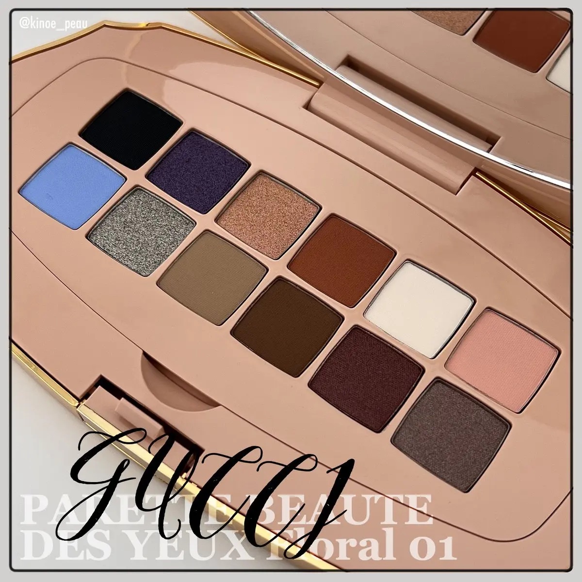 パレット ボーテ デ ジュー フローラル/GUCCI beauty/アイシャドウパレットを使ったクチコミ（2枚目）