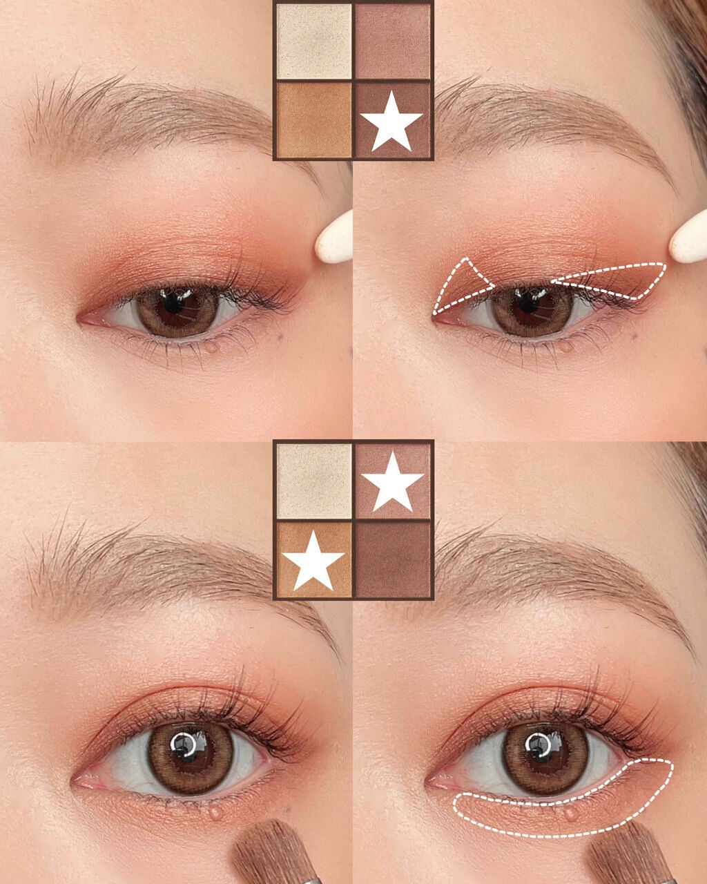 ニュアンスオンアイシャドウ/CEZANNE/アイシャドウパレットを使ったクチコミ(2枚目)