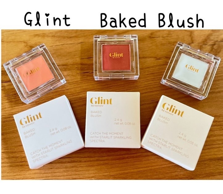 ベイクドブラッシュ #02 Citrus Pop/Glint/パウダーチークを使ったクチコミ（1枚目）