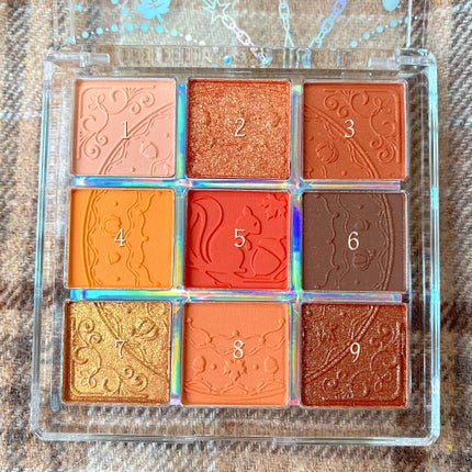 クォーツ 9色アイシャドウパレット(ドリームランドアイシャドウ)/ZEESEA/アイシャドウパレットを使ったクチコミ(3枚目)