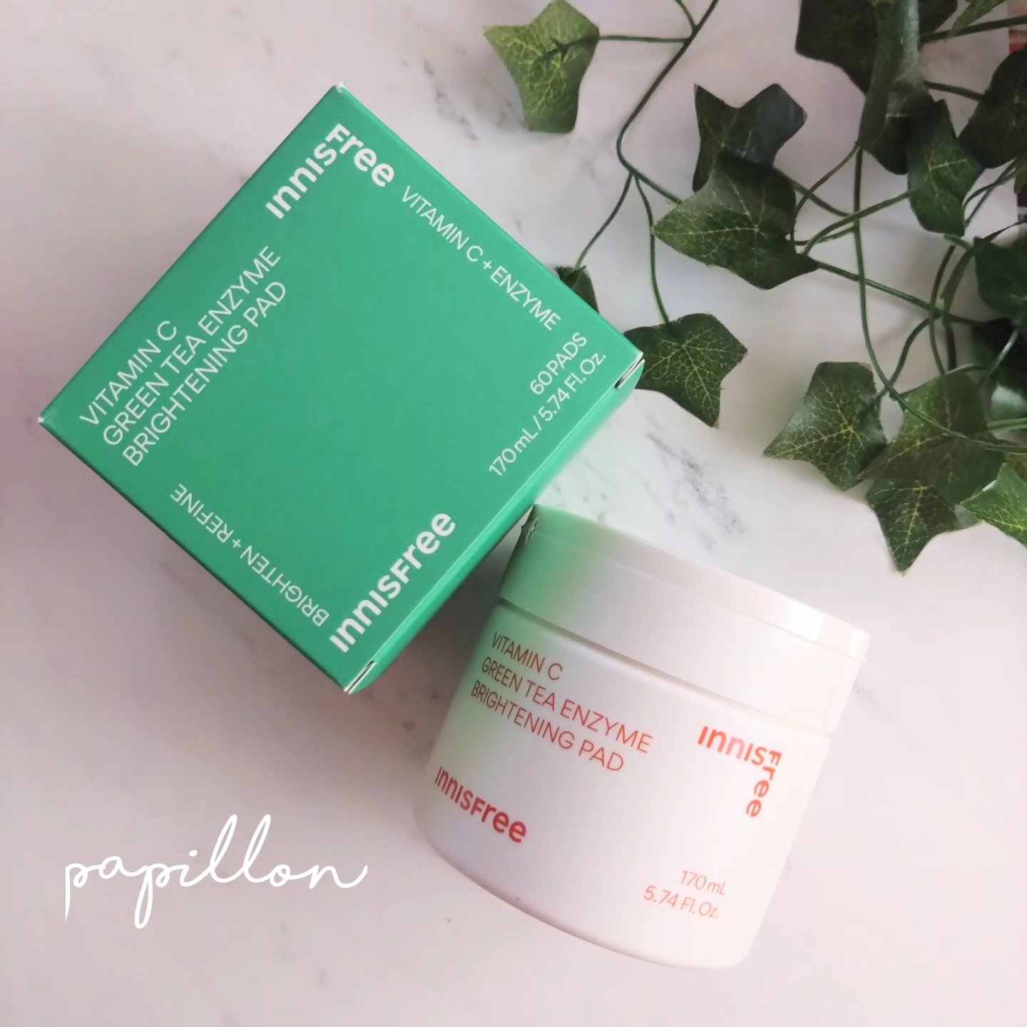 ビタC グリーンティーエンザイム ブライト パッド/innisfree/トナーパッドを使ったクチコミ（1枚目）