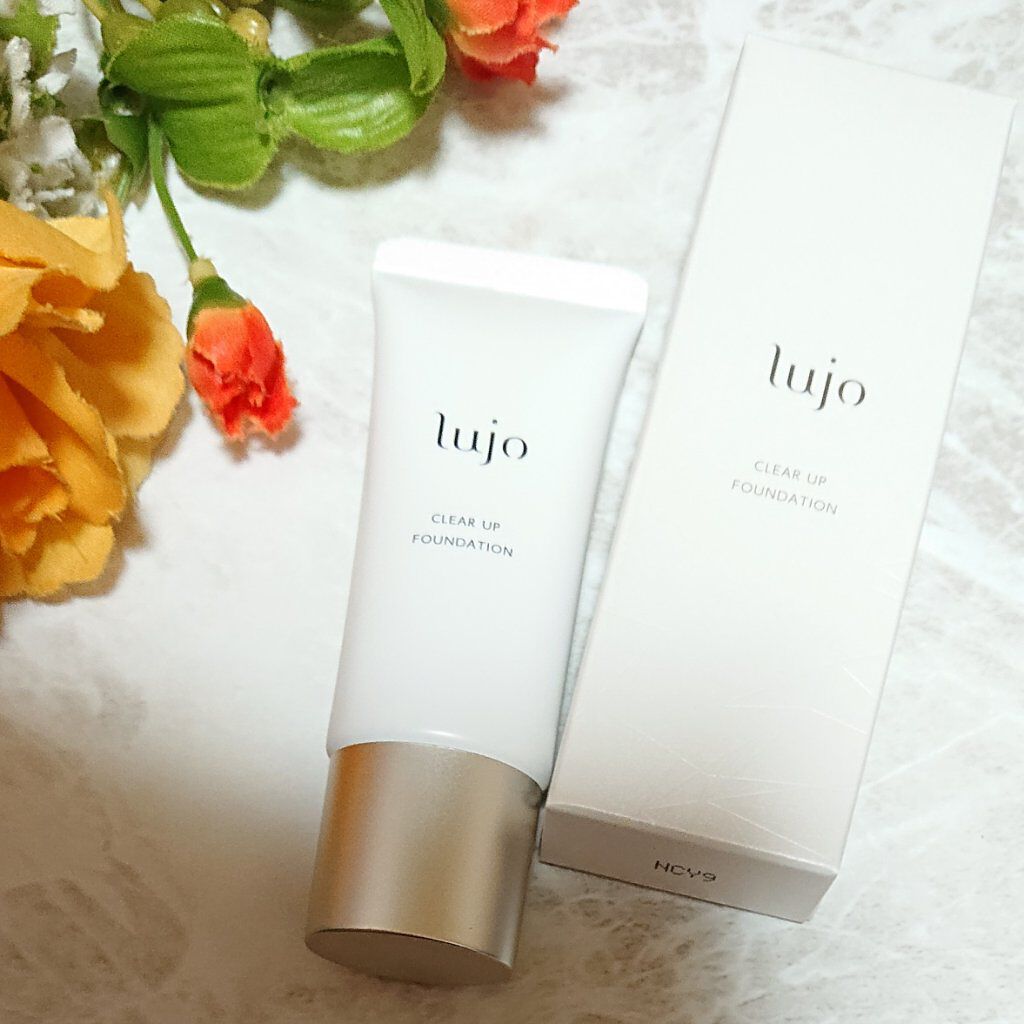 クリアアップ ファンデーション/lujo/クリーム・エマルジョンファンデーションを使ったクチコミ（2枚目）