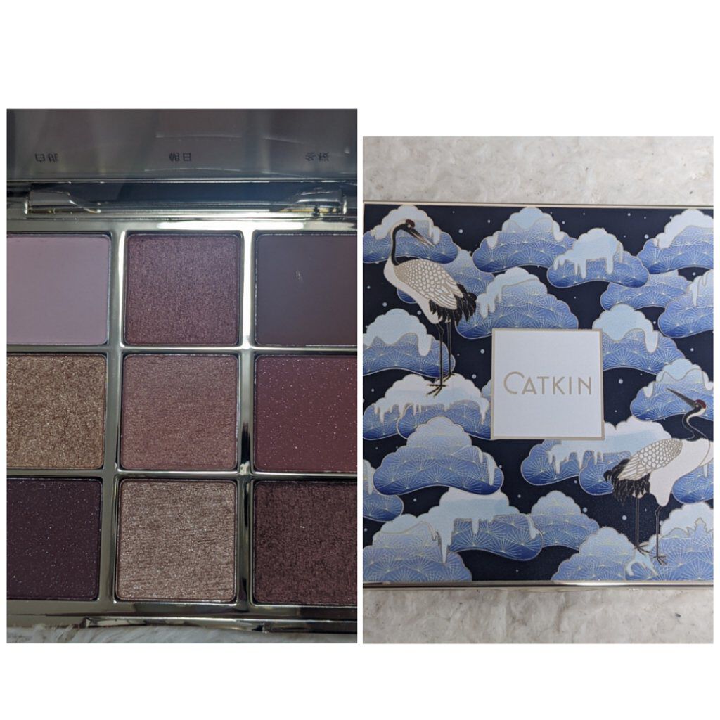 長相思シリーズ 9色アイシャドウパレット C04 冬雪（ふぶき）（日本限定色）/CATKIN/アイシャドウパレットを使ったクチコミ（2枚目）
