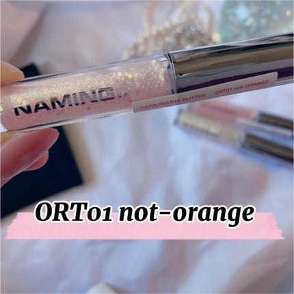 ダズリングアイグリッター PKM01 NOT-PINK/NAMING./リキッドアイシャドウの画像