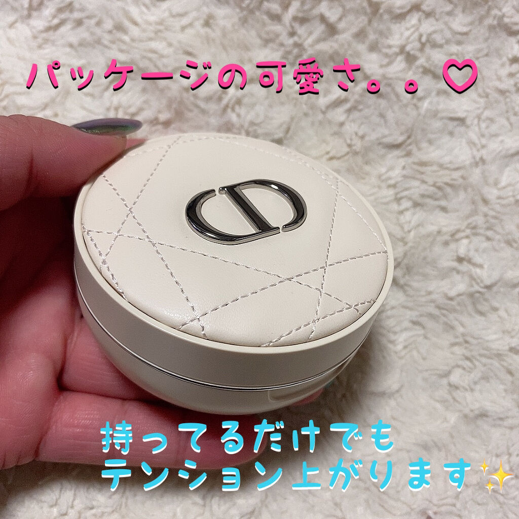 ディオールスキン フォーエヴァー クッション パウダー/Dior/ルースパウダーを使ったクチコミ（2枚目）