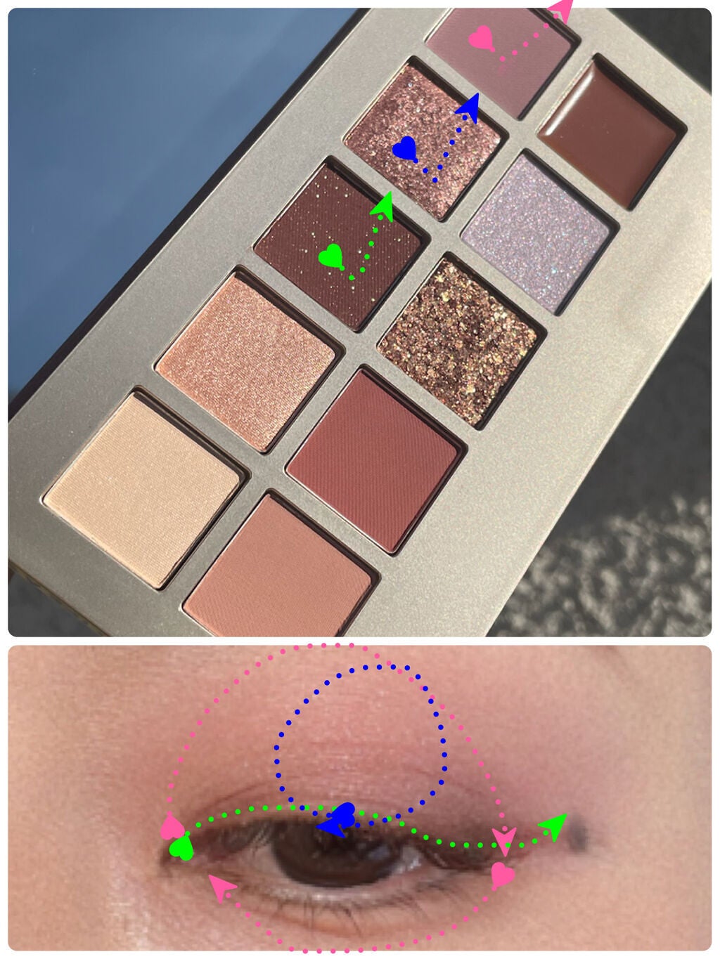 ニューデップスアイシャドウパレット/hince/アイシャドウパレットを使ったクチコミ(3枚目)