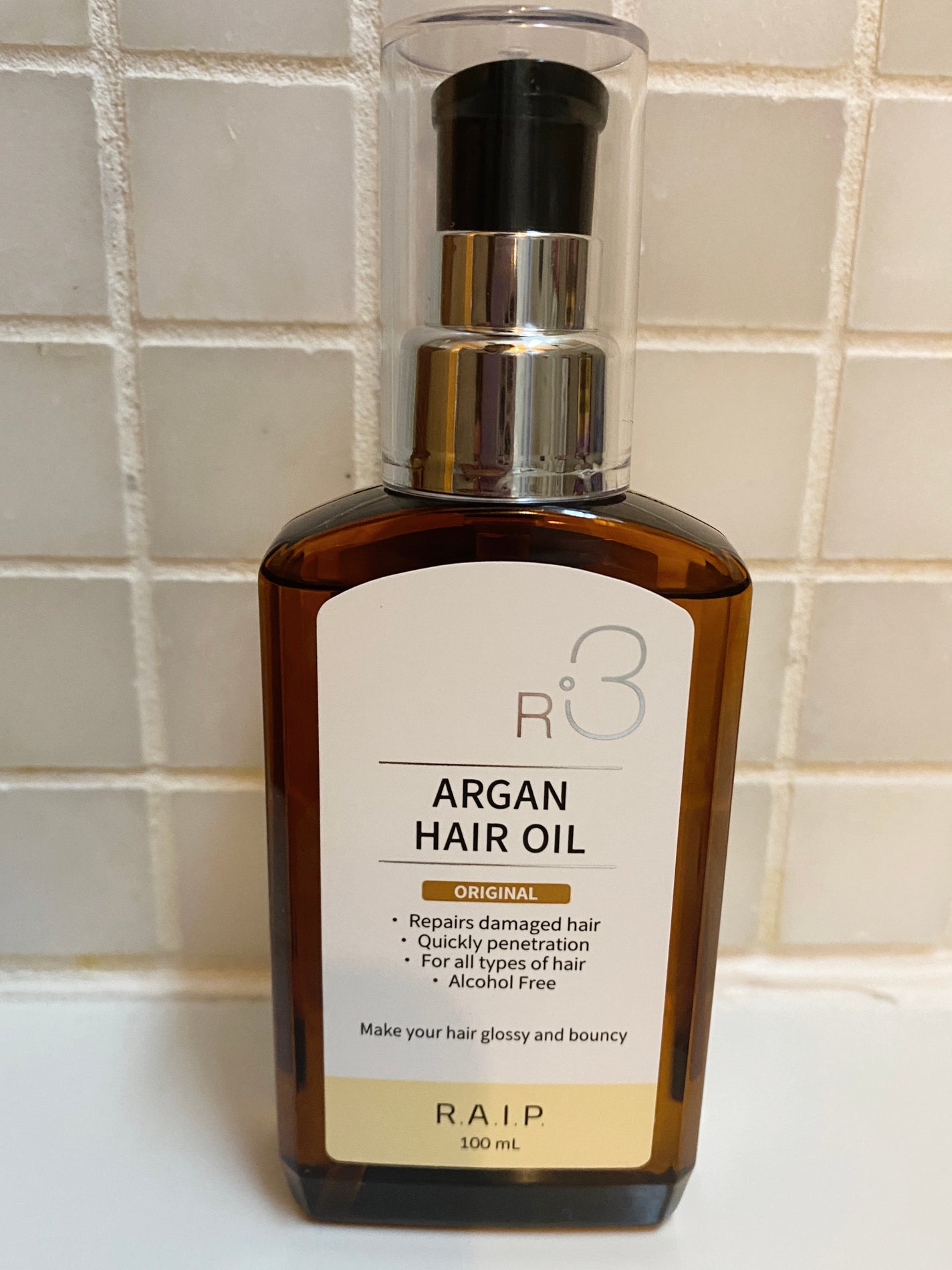 ライプ R3 アルガン ヘアオイル/RAIP/ヘアオイルを使ったクチコミ(1枚目)
