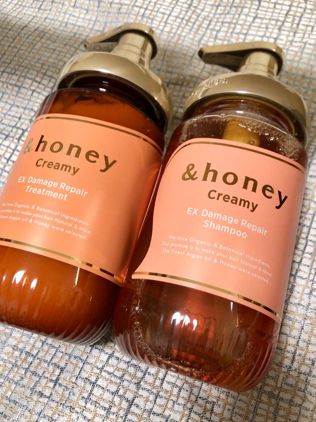 Creamy EXダメージリペアシャンプー1.0/ヘアトリートメント2.0/&honey/市販シャンプーを使ったクチコミ(1枚目)