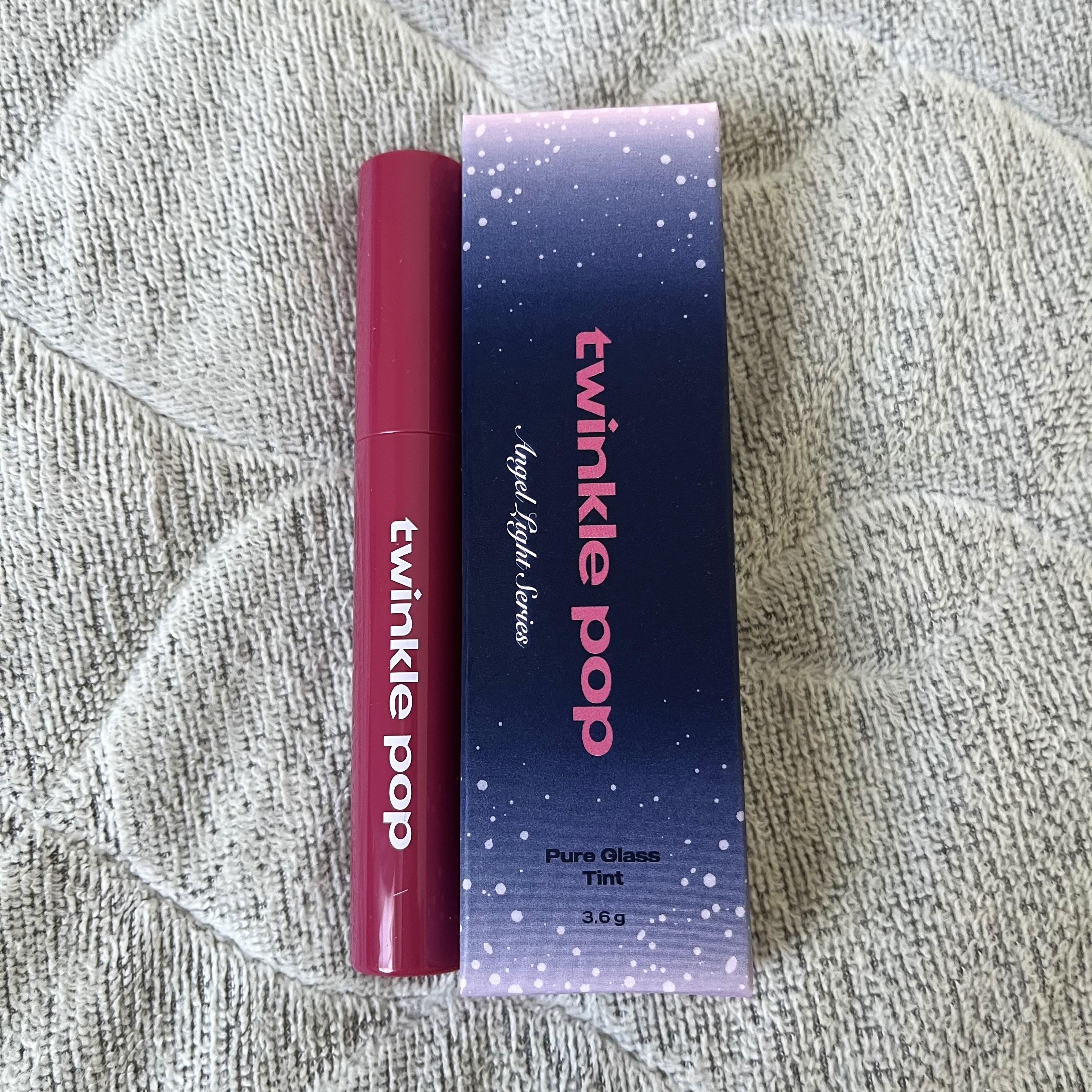 ピュアグラスティント 101 RUBY CURRANT/TWINKLE POP/リップティントを使ったクチコミ（2枚目）