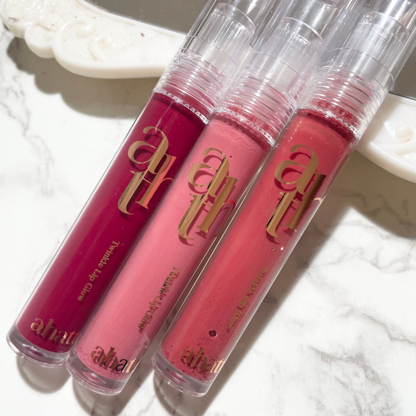 トゥインクルリップグロウ/ahatt/リップグロスを使ったクチコミ(2枚目)