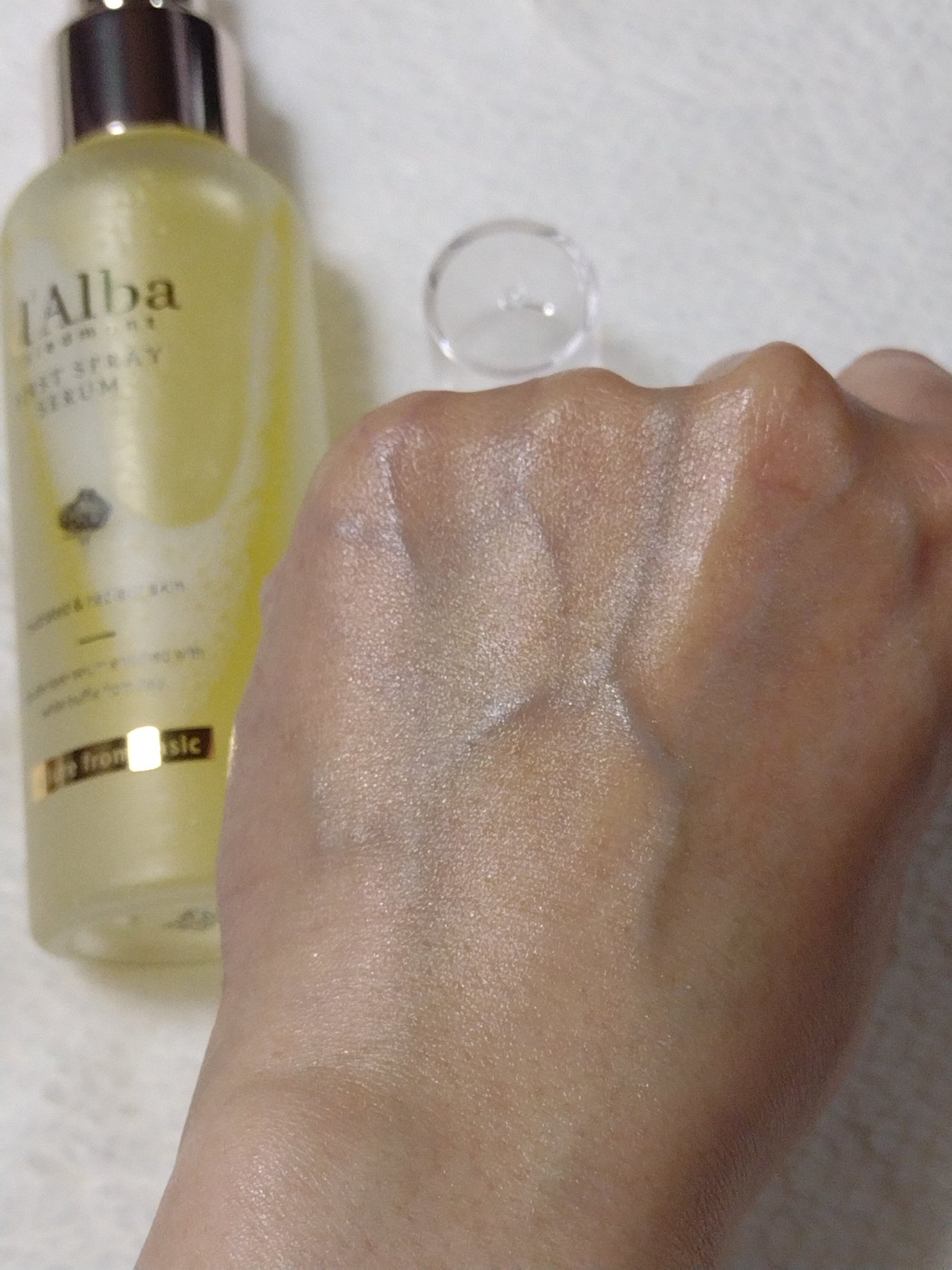 ダルバ ホワイトトリュフファーストスプレーセラム/ダルバ/ミスト状化粧水を使ったクチコミ(4枚目)