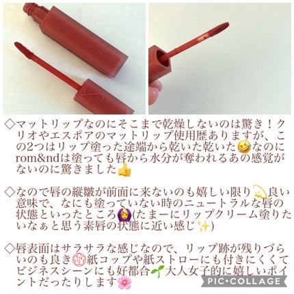 rom&nd ブラーファッジティント/rom&nd/リップティントを使ったクチコミ(2枚目)