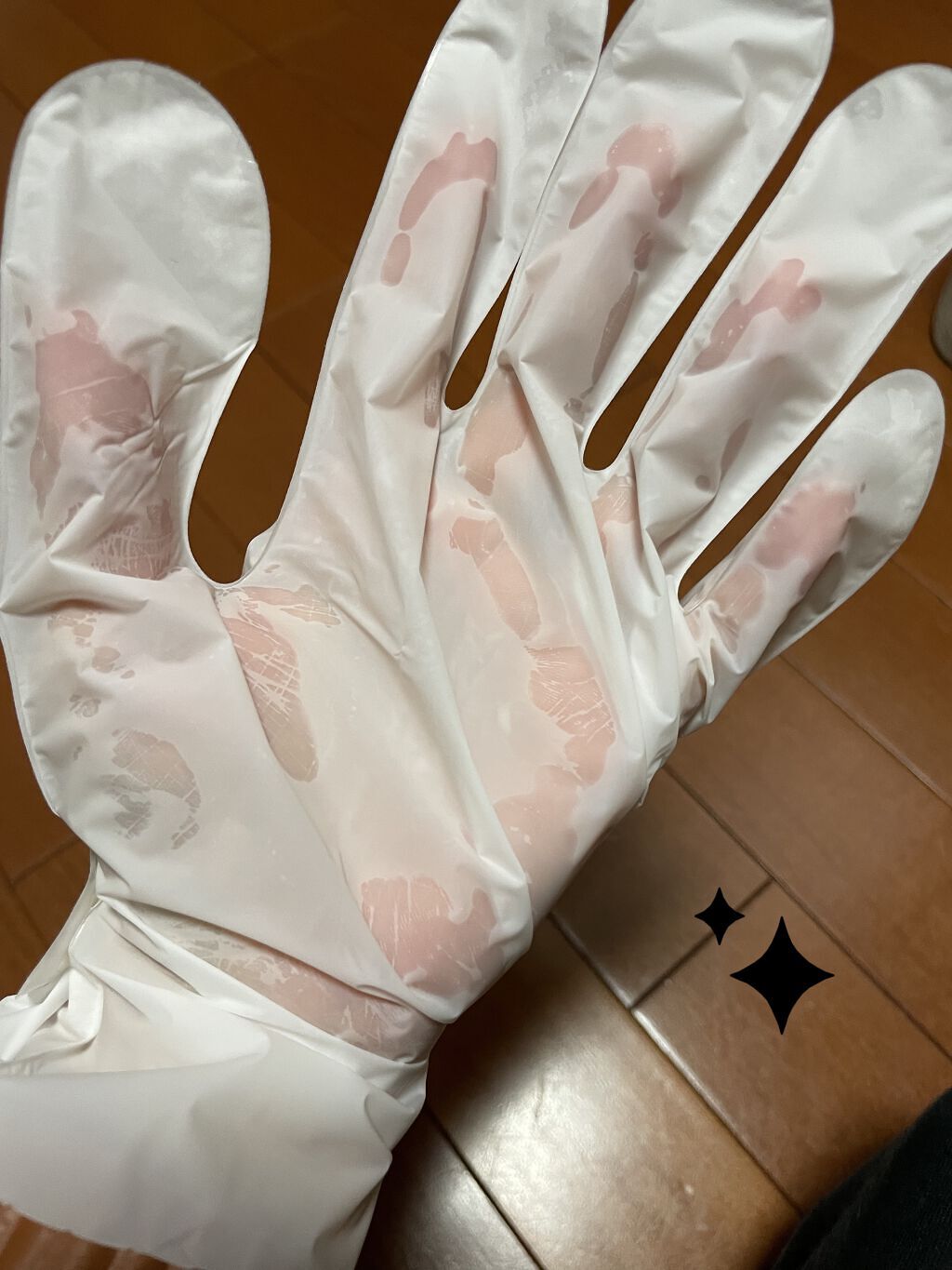 セラフィン ハンドマスク/MEDIHEAL/パーツボディケアを使ったクチコミ（3枚目）