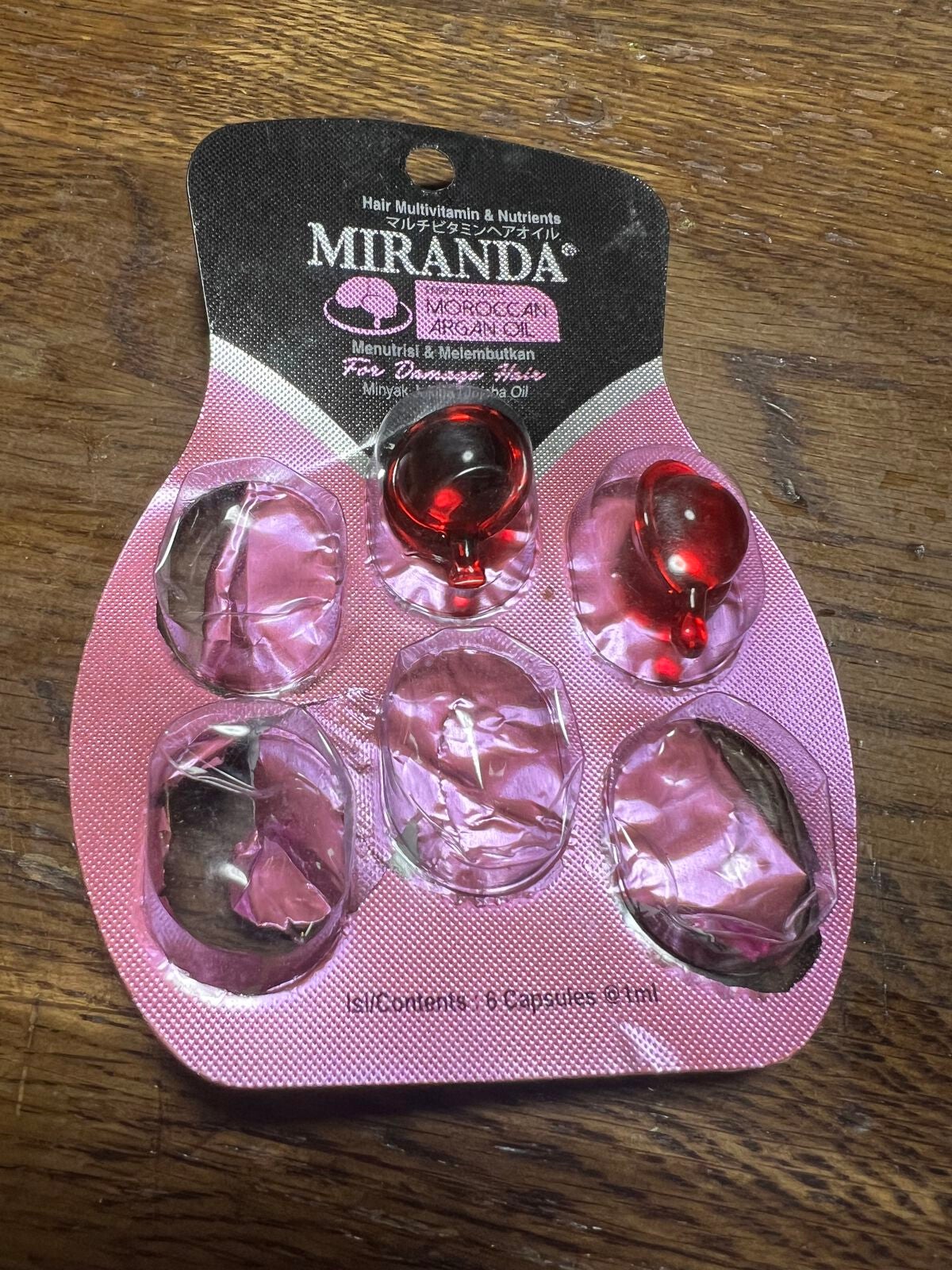 ヘアビタミン デイリーケアヘアオイル/MIRANDA/ヘアオイルを使ったクチコミ(1枚目)