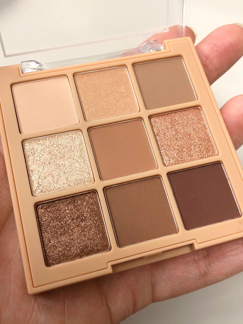 ソフト ムード アイシャドウ パレット  ＃ソフトブラウン/Peach C/アイシャドウパレットを使ったクチコミ（2枚目）