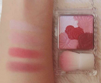 グロウフルールチークス/キャンメイク/パウダーチークを使ったクチコミ(2枚目)