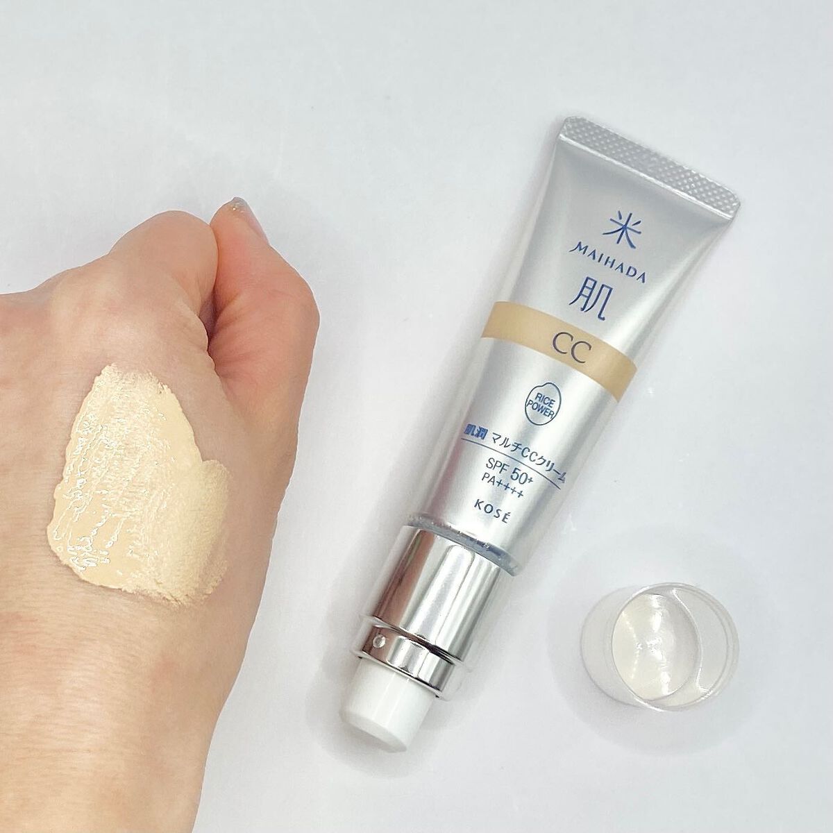 肌潤 マルチCCクリーム/米肌/CCクリームを使ったクチコミ(3枚目)