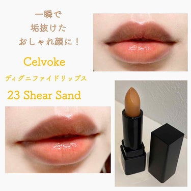 ディグニファイド リップス 23 シアーサンド/Celvoke/口紅を使ったクチコミ（1枚目）