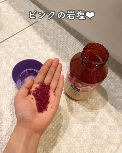 バスソルト ハッピーフォーミー ロータス&ジャスミンの香り/クナイプ/無機塩系入浴剤を使ったクチコミ(4枚目)