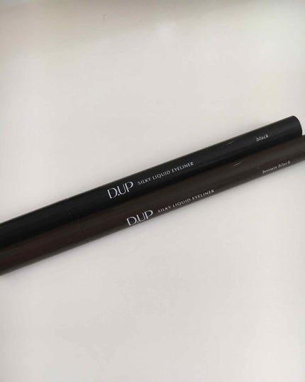 【旧品】シルキーリキッドアイライナーWP/D-UP/リキッドアイライナーを使ったクチコミ(1枚目)
