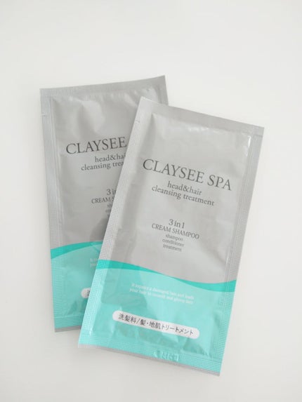 ヘッド&ヘアクレンジングトリートメント/CLAYSEE SPA/市販シャンプーを使ったクチコミ(1枚目)