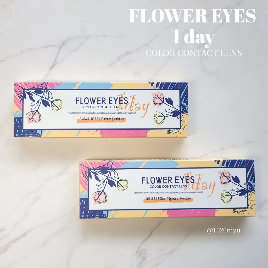 フラワーアイズ ワンデー/株式会社ビューフロンティア/ワンデー（１DAY）カラコンを使ったクチコミ（2枚目）