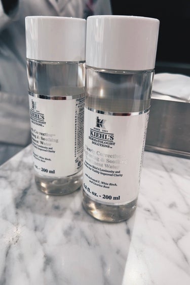 Kiehl's キールズ DS クリアリーホワイト トリートメント トナーのクチコミ「付け心地 ◎

使い方 手で顔洗うみたいにバシャバシャ使う

リピート◎
テクスチャがヌルヌル.....」（1枚目）