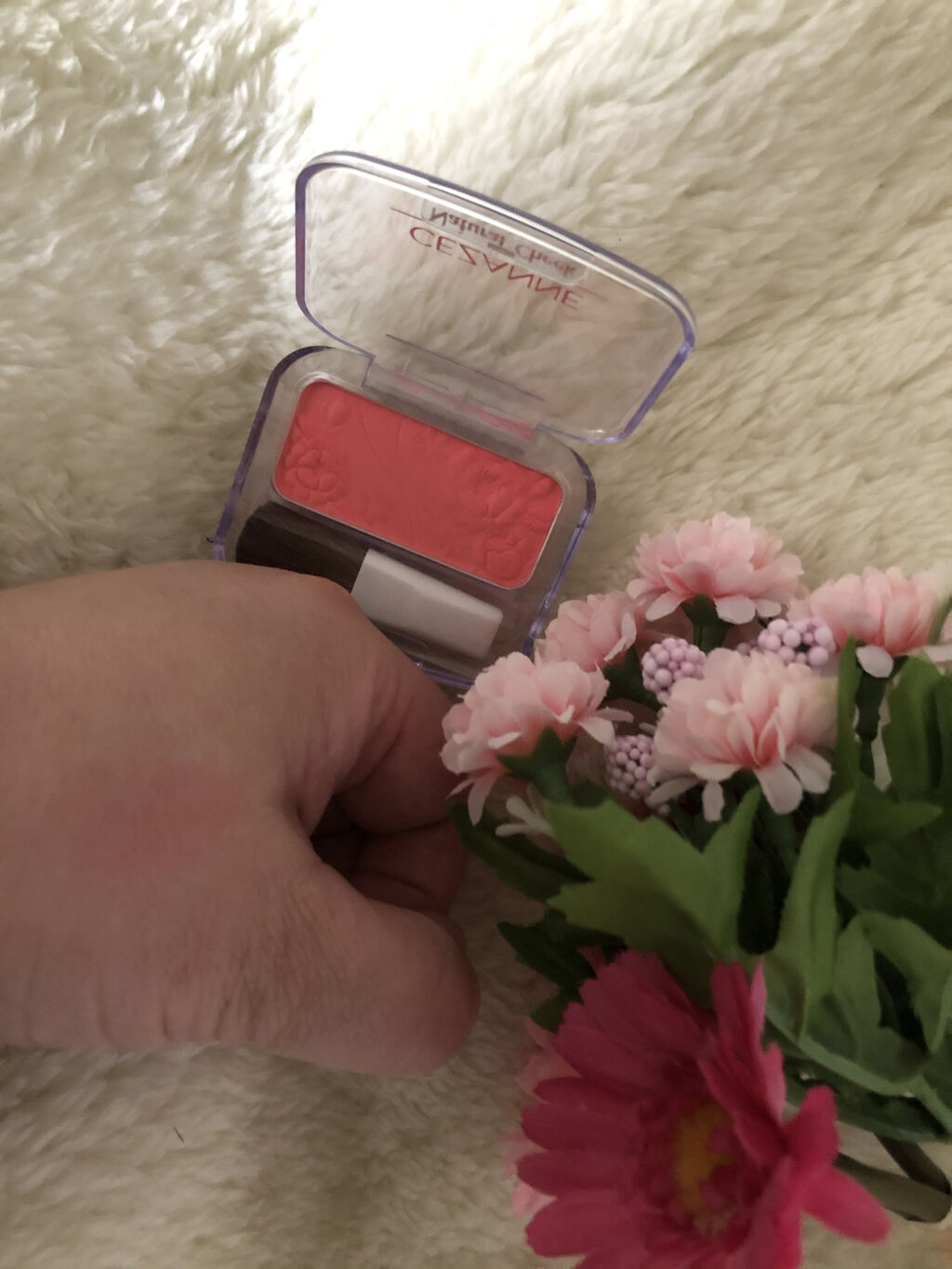 ナチュラル チークN 15 クリアレッド/CEZANNE/パウダーチークを使ったクチコミ（3枚目）