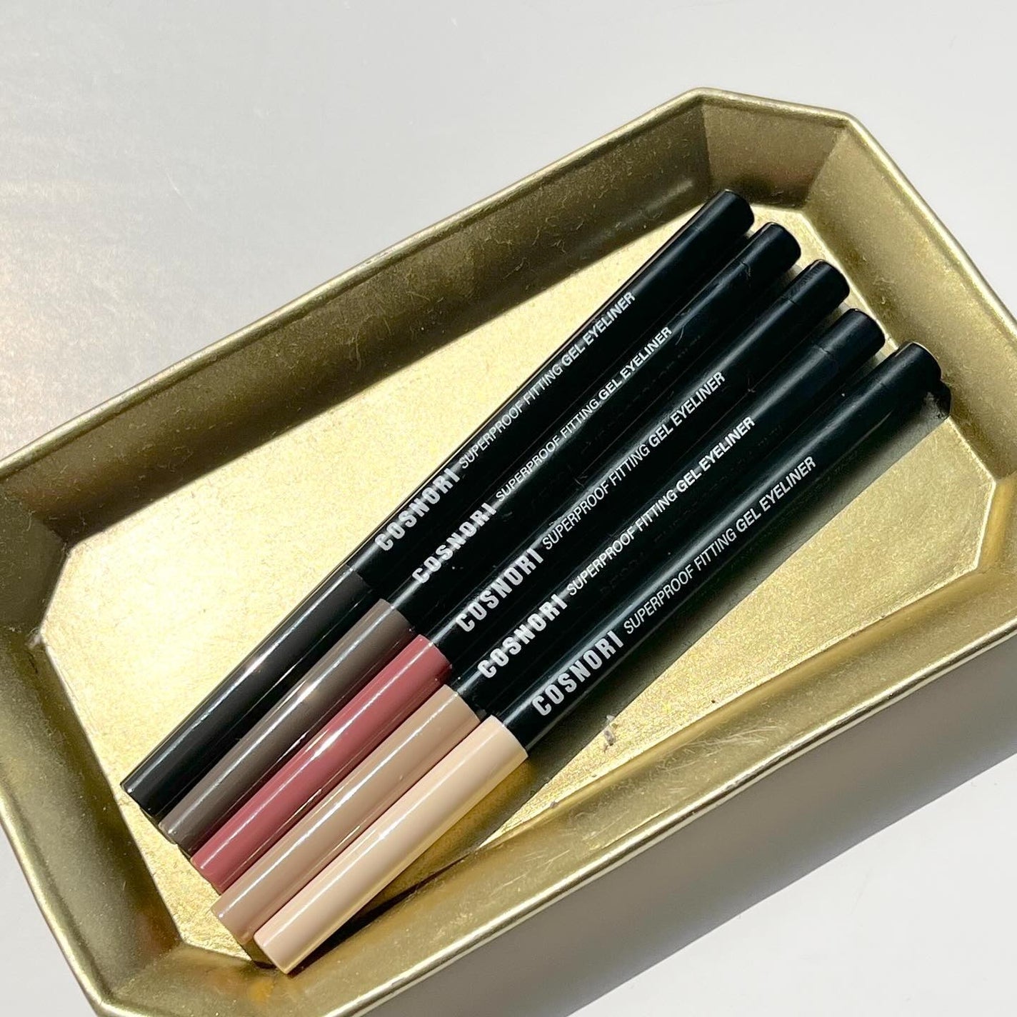 スーパープルーフ フィッティング ジェルアイライナー/COSNORI/ジェルアイライナーを使ったクチコミ(1枚目)