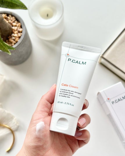 カトクリーム/P.CALM/フェイスクリームを使ったクチコミ(4枚目)