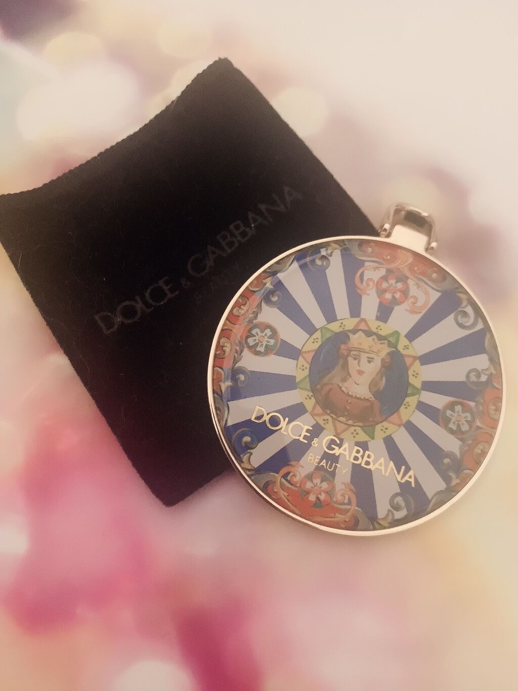 ソーラーグロウ イルミネーティングパウダー デュオ Sweet Pink/DOLCE&GABBANA BEAUTY/ハイライトを使ったクチコミ（3枚目）