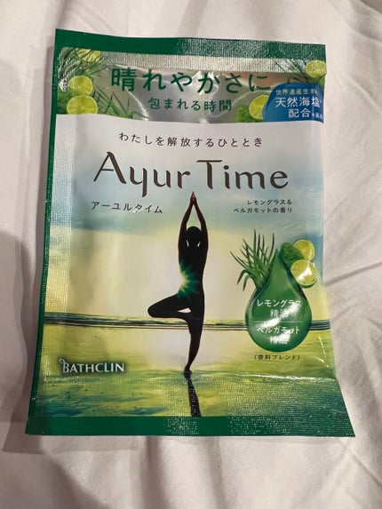 Ayur Time(アーユルタイム) レモングラス&ベルガモットの香り 40g/アーユルタイム/無機塩系入浴剤を使ったクチコミ(1枚目)