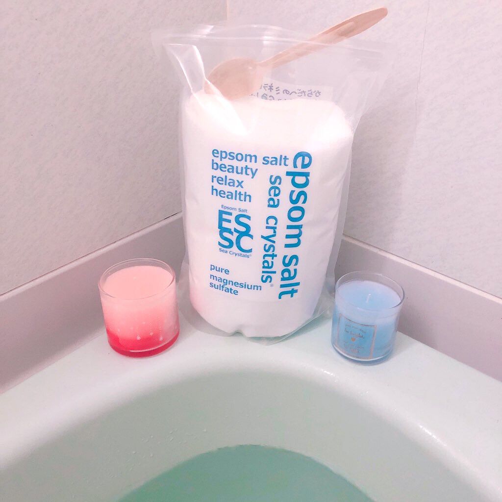 シークリスタルス エプソムソルト オリジナル/sea crystals/無機塩系入浴剤を使ったクチコミ(3枚目)