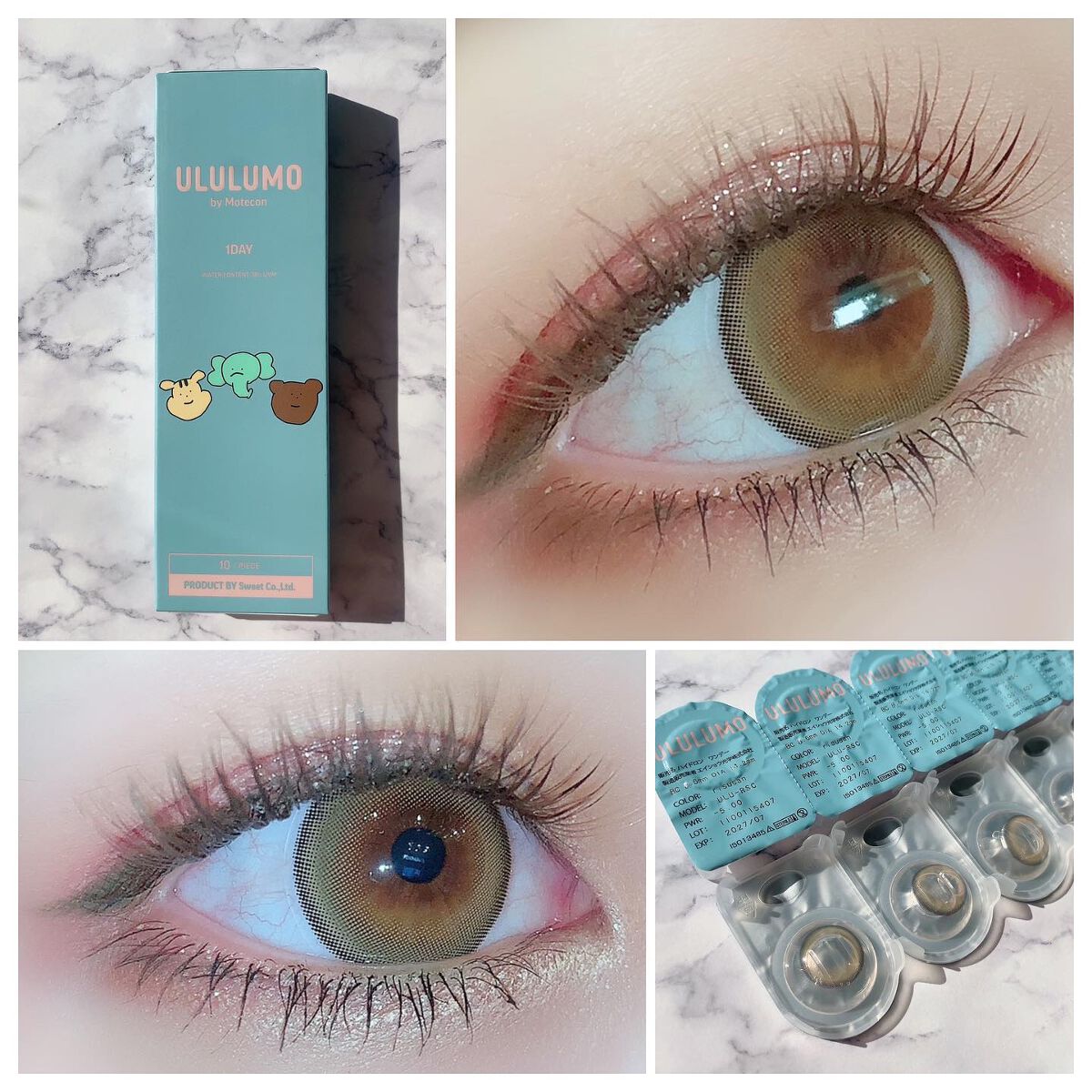 ウルルモ/ULULUMO by Motecon/カラーコンタクトレンズを使ったクチコミ(2枚目)