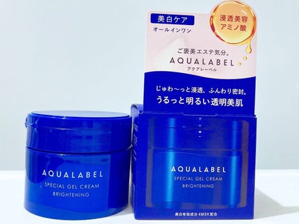 スペシャルジェルクリーム EX (ブライトニング) /アクアレーベル/オールインワン化粧品を使ったクチコミ(1枚目)