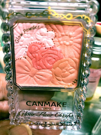 グロウフルールチークス/キャンメイク/パウダーチークを使ったクチコミ(3枚目)