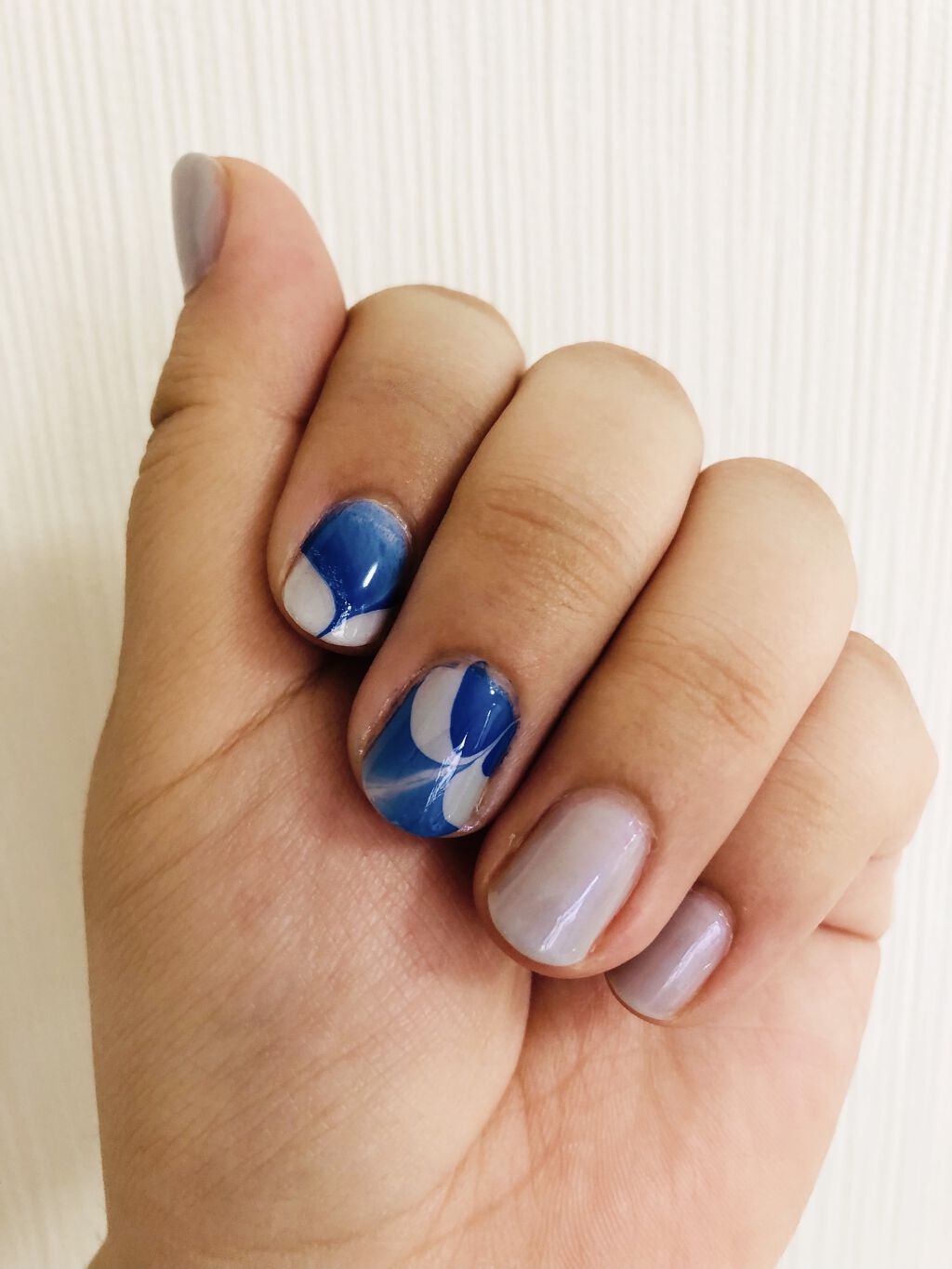 ネイル エナメル 945 ブルー系/ちふれ/マニキュアを使ったクチコミ（1枚目）