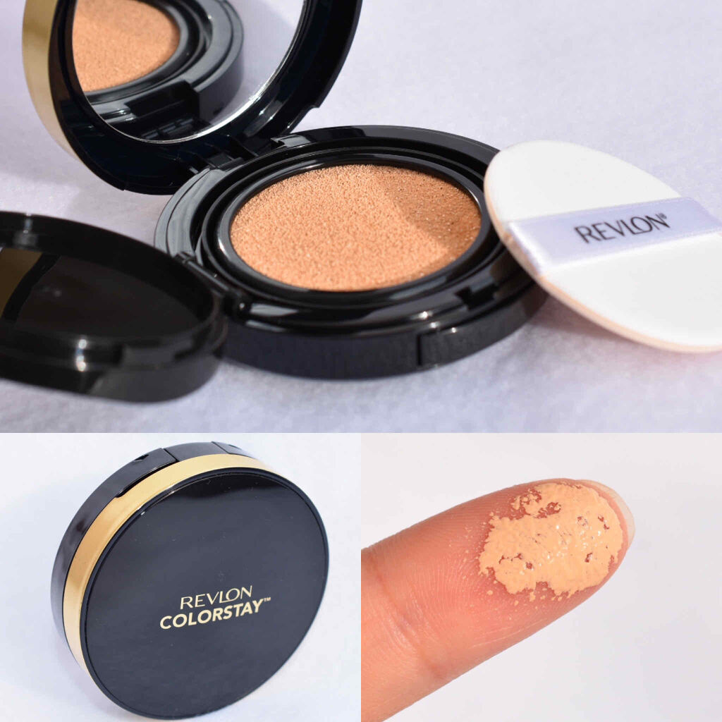 カラーステイ クッション ロングウェア ファンデーション/REVLON/クッションファンデーションを使ったクチコミ（1枚目）