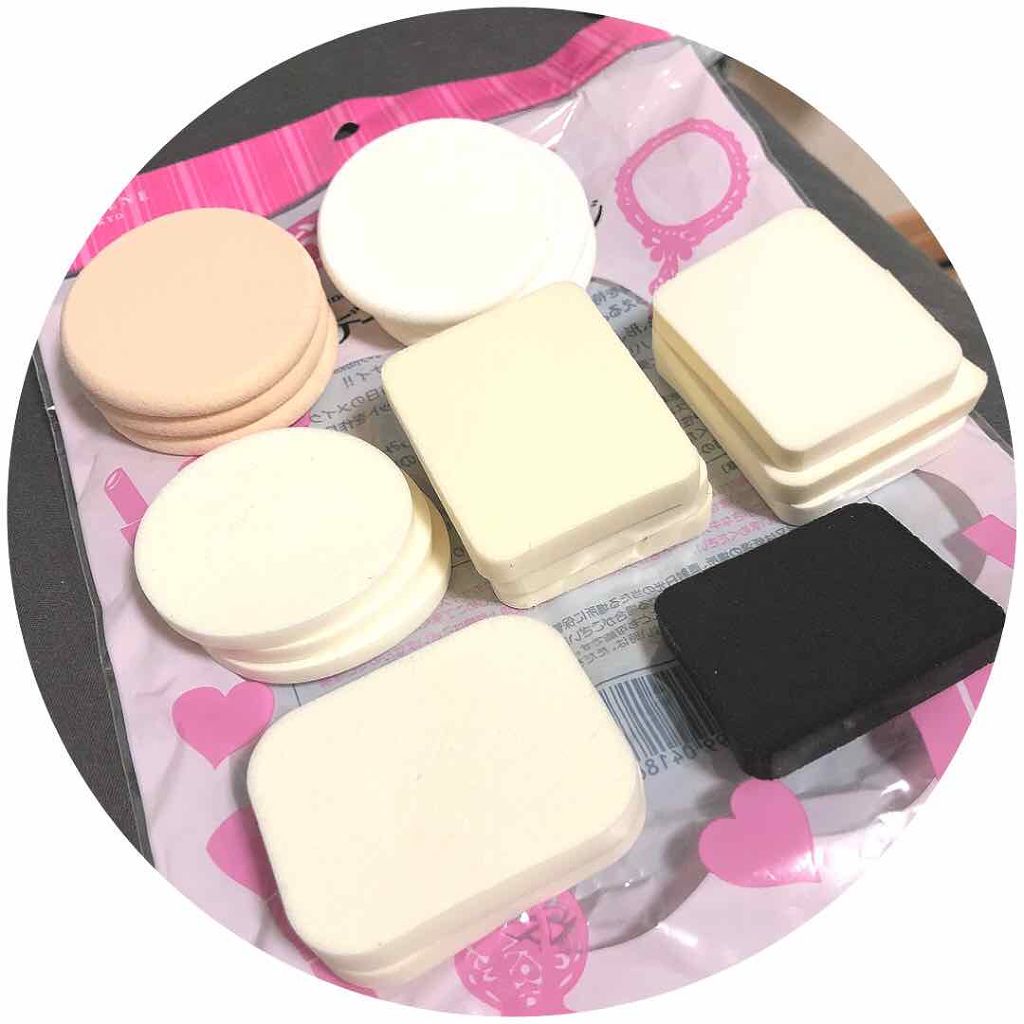 LJ お徳用 ファンデーションスポンジセット/LOUJENE/パフ・スポンジを使ったクチコミ（2枚目）