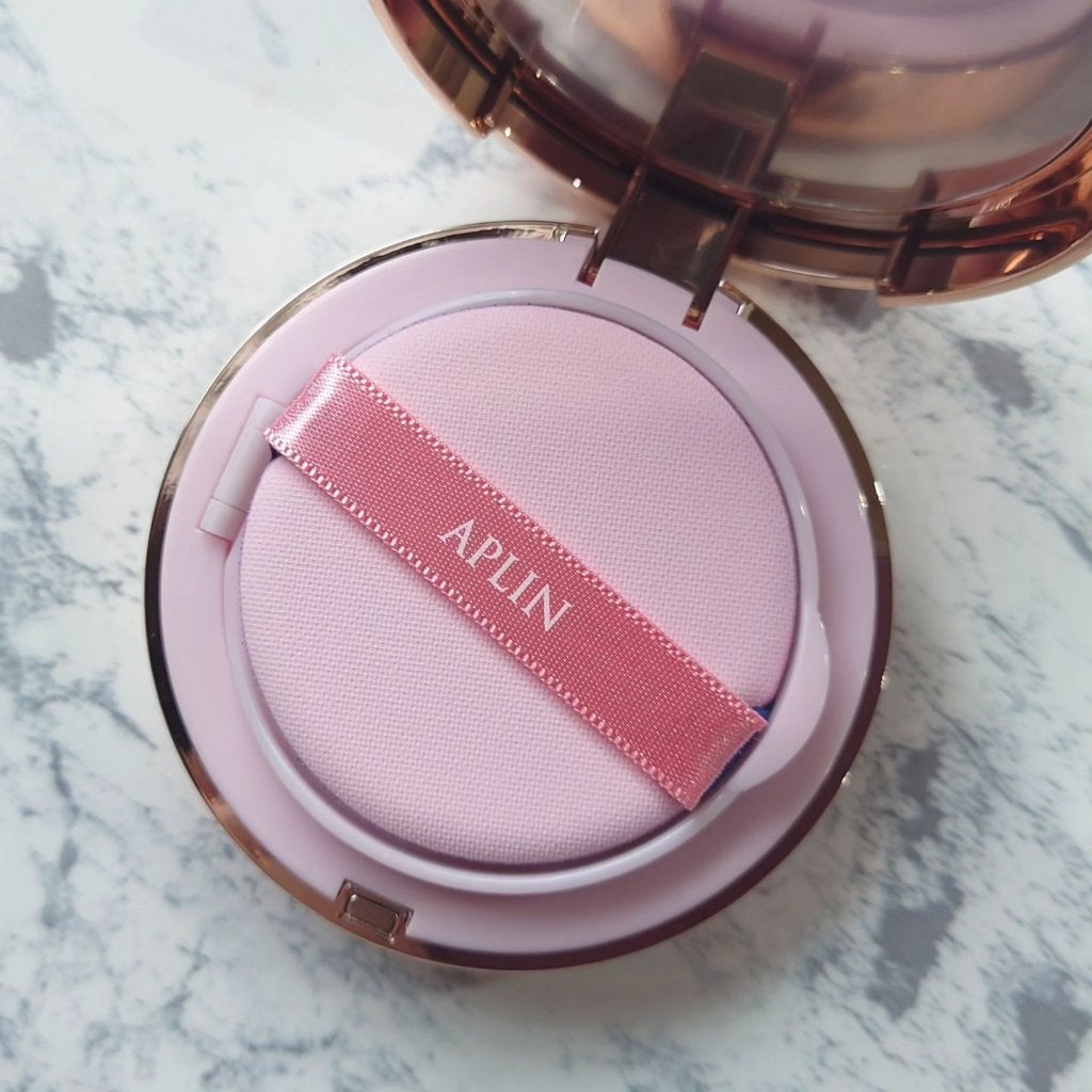 ピンクティーツリーカバーアップグロウクッション/APLIN/クッションファンデーションを使ったクチコミ(2枚目)