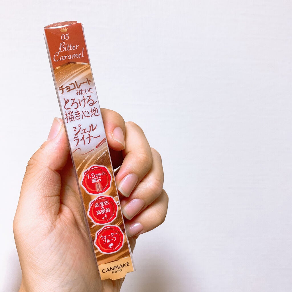 クリーミータッチライナー/キャンメイク/ジェルアイライナーを使ったクチコミ(1枚目)