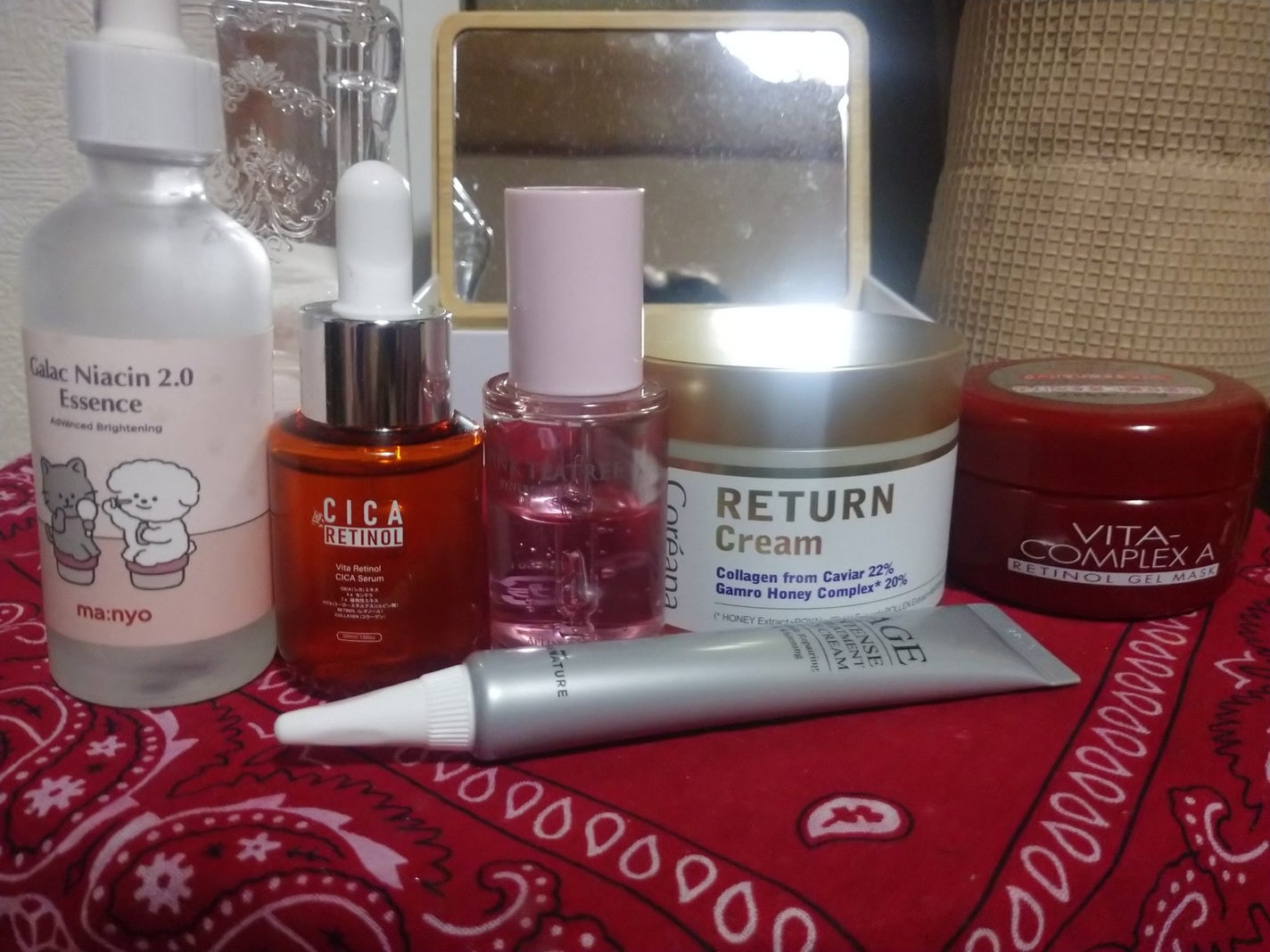 ビタコンプレックスA ジェルマスク/セルレ/フェイスクリームを使ったクチコミ(2枚目)