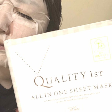オールインワンシートマスク ホワイトEX/クオリティファースト/シートマスク・パックを使ったクチコミ(1枚目)